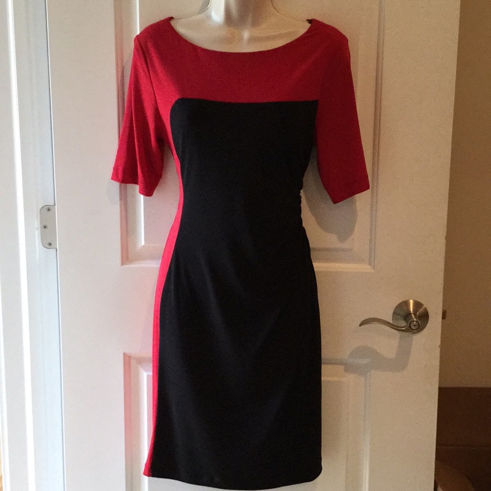 EUC Colorbock short sleeve dress